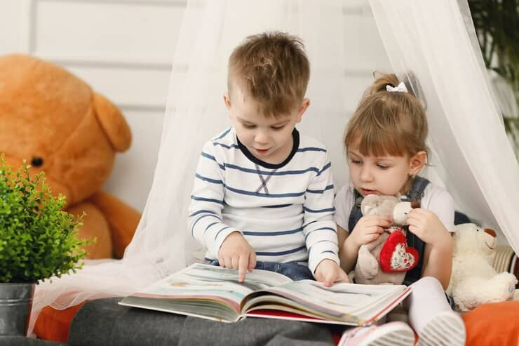 Children Reading Books